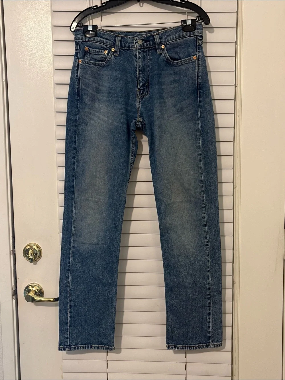 Levi’s 514 Straight Fit Men’s Jeans W30 L32 Light Wash Denim Classic Casual